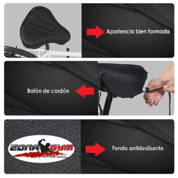 ASIENTO DE GEL PARA BICICLETAS