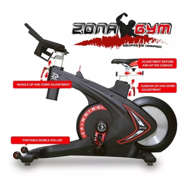 BICICLETA ESTÁTICA SPINNING ESTACIONARIA - FITNESS