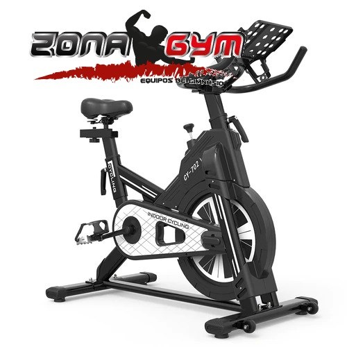 BICICLETA ESTÁTICA 13 KG PARA SPINNIG CON SOPORTE MULTIFUNCIONAL