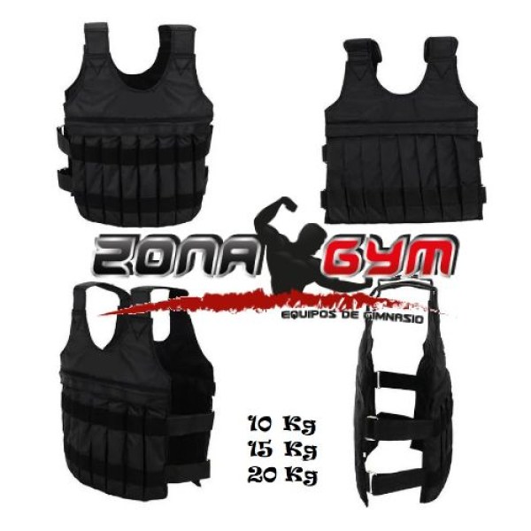 Chaleco Lastrado 20 Kg Chaleco Con Peso De 20 Lbs - Entrenamiento CrossFit Y Running Chaleco De Peso Para Hombre